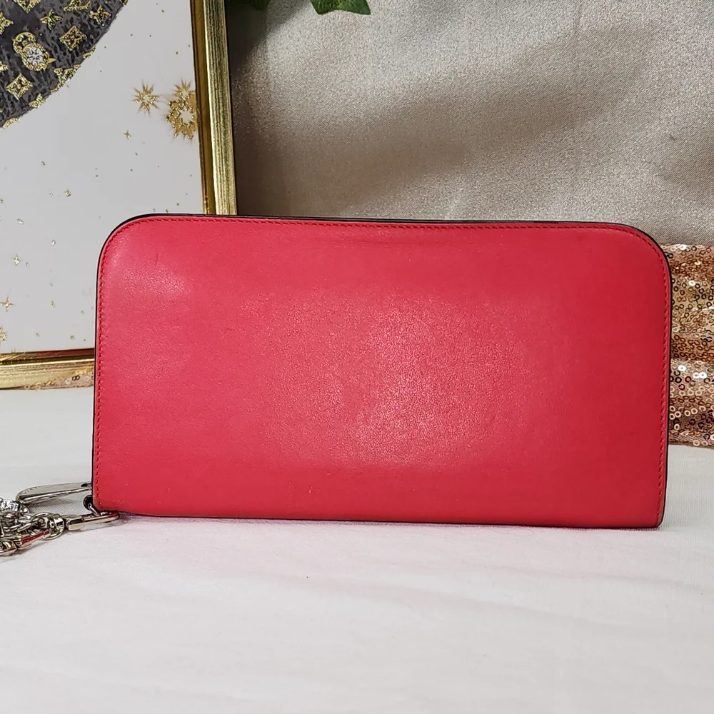 Christian Dior long  Zip WALLET PRESTINE CONDITION AUTHENTIC GORGEOUS